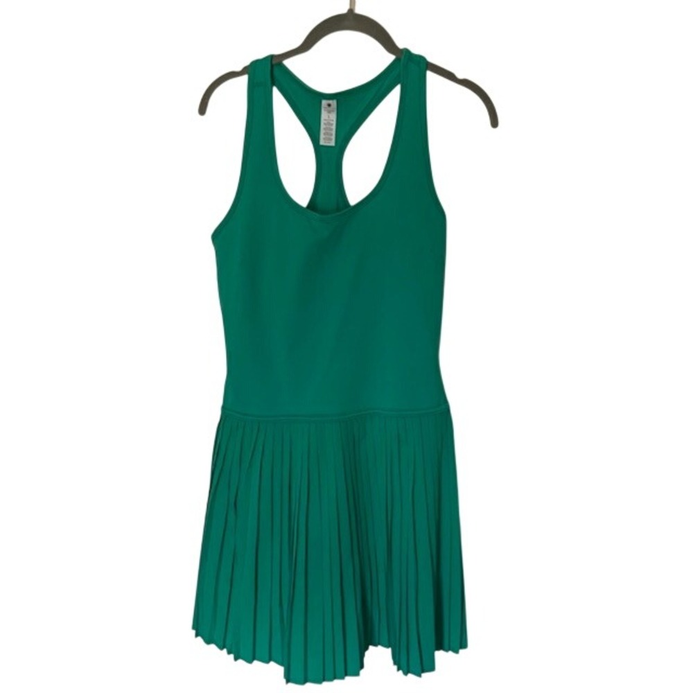 Yogalicious Tennis Dress‎ L NWT Emerald Green Skort Racerback Tennis Pickleball